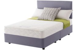 Layezee Calm Memory Micro Quilt Double Heather Divan Bed